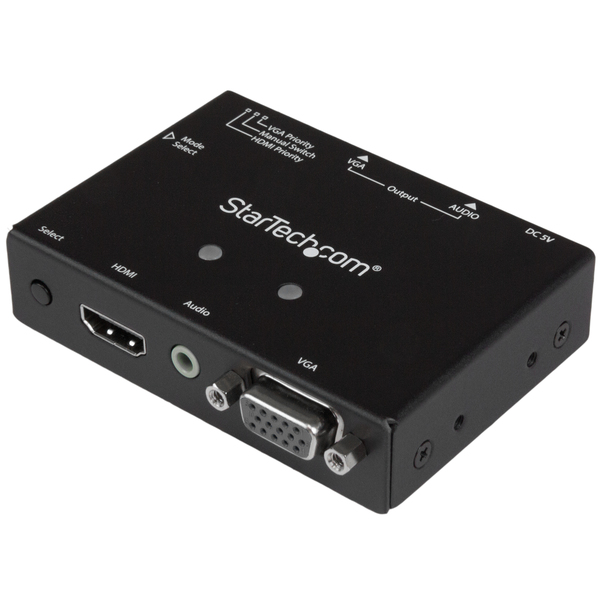 Startech.Com 2x1 VGA + HDMI to VGA Converter with Priority Selection VS221HD2VGA